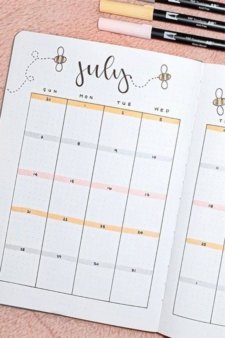 Moda Bullet journal ideas 