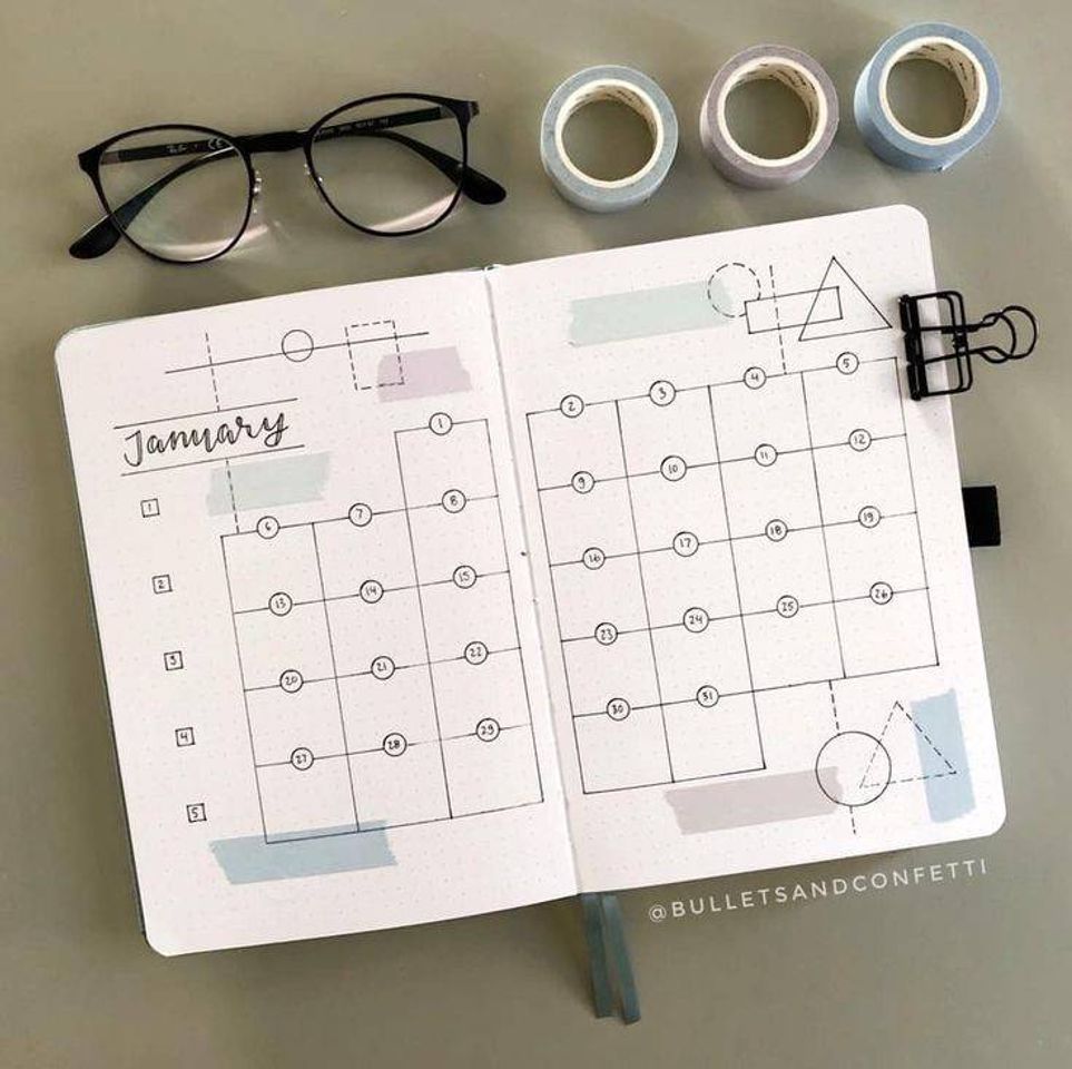 Moda Bullet journal ideas 