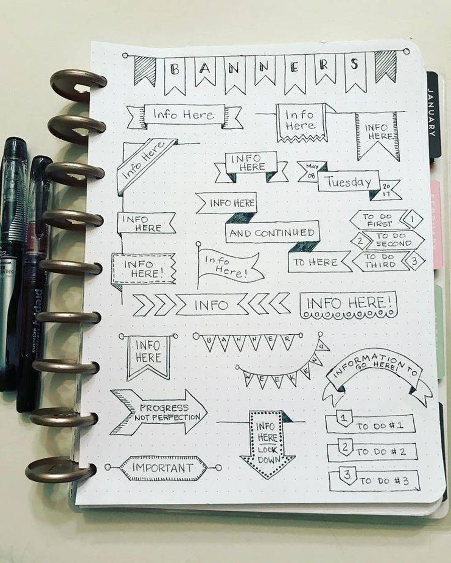 Moda Bullet journal ideas 