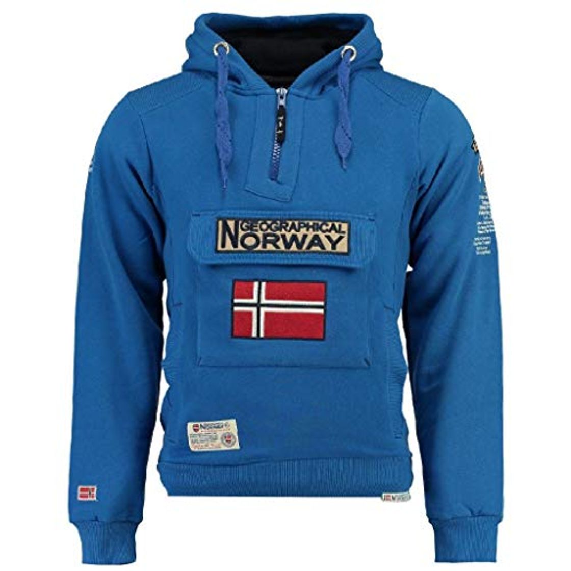 Social Geographical Norway SudaSudadera hombredera GYMCLASS 100 rol 14 Azul ELÉCTRICO M