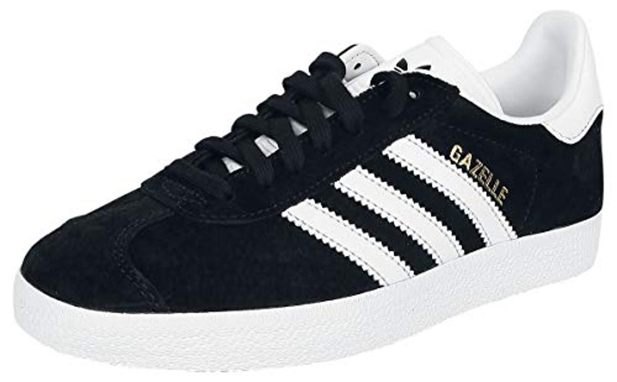Social adidas Originals Gazelle, Zapatillas Unisex Adulto, Varios colores (Core Black/White/Gold Metalic)