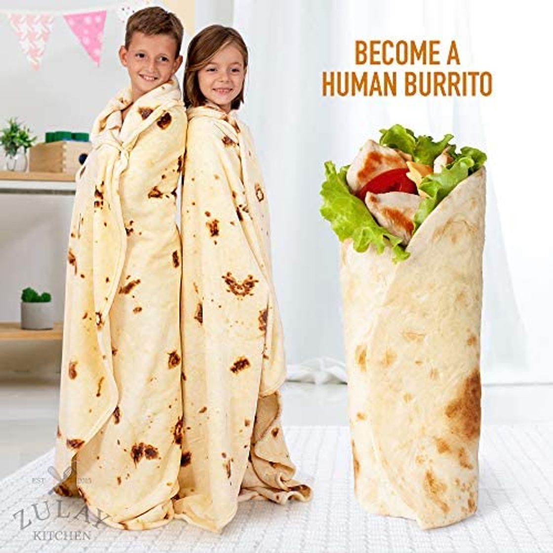 Fashion Zulay Cobija gigante en forma de burrito