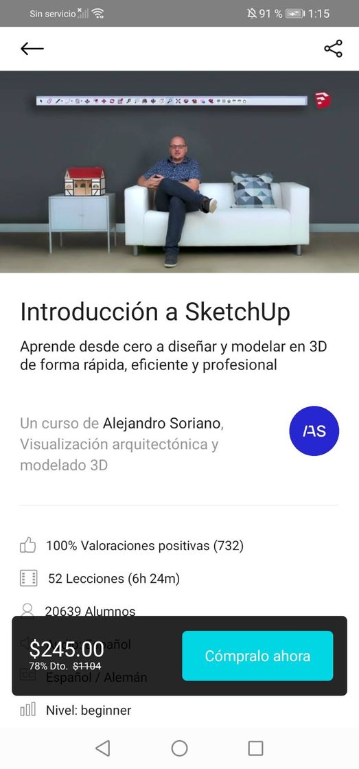 Moda Introducción a Sketchup