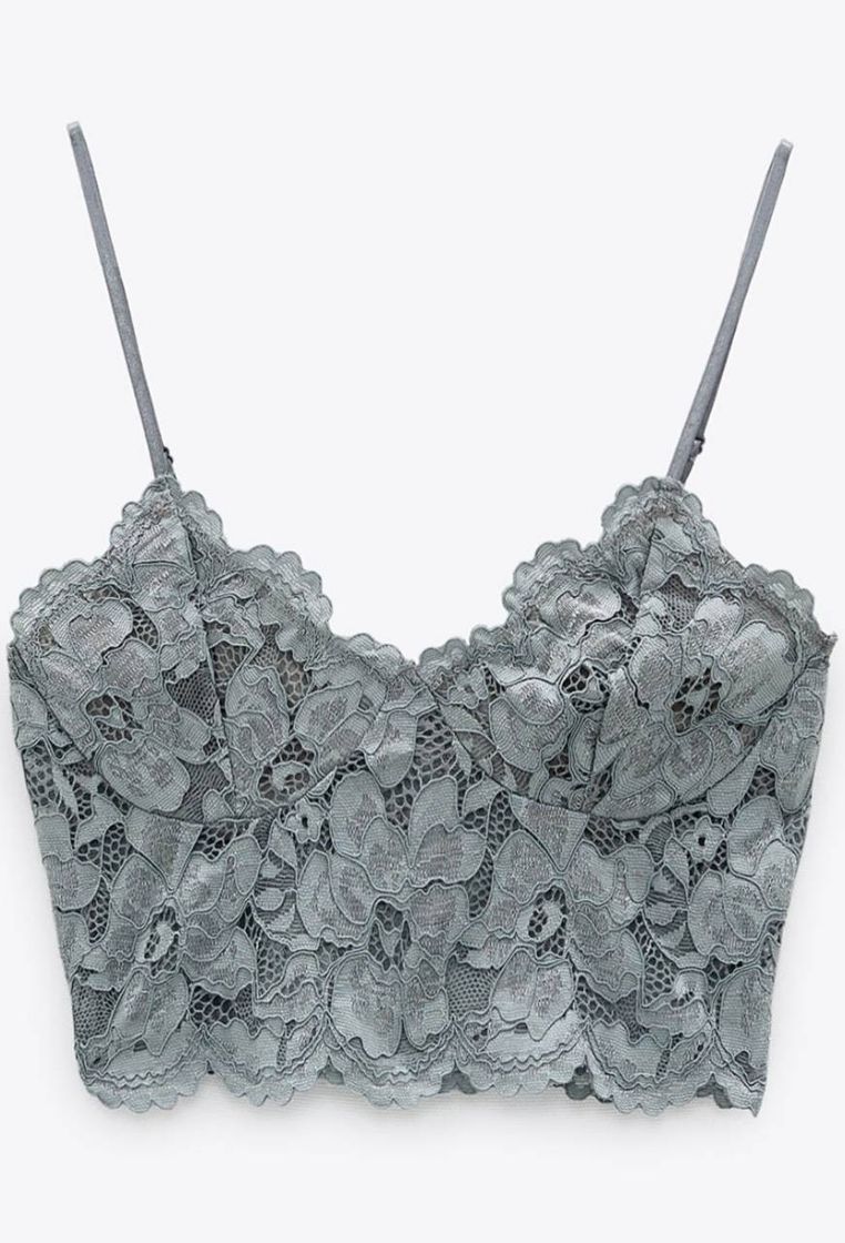 Moda 💠TOP BRALETTE ENCAJE | ZARA México