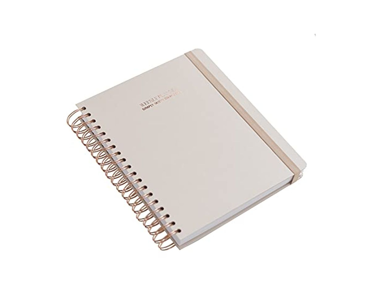 Social Agenda 2021 2022 Big Size Simply Misty Gray - Agenda semanal 2022