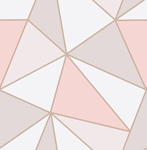 Papel pintado Apex con patrón geométrico de Fine Decor