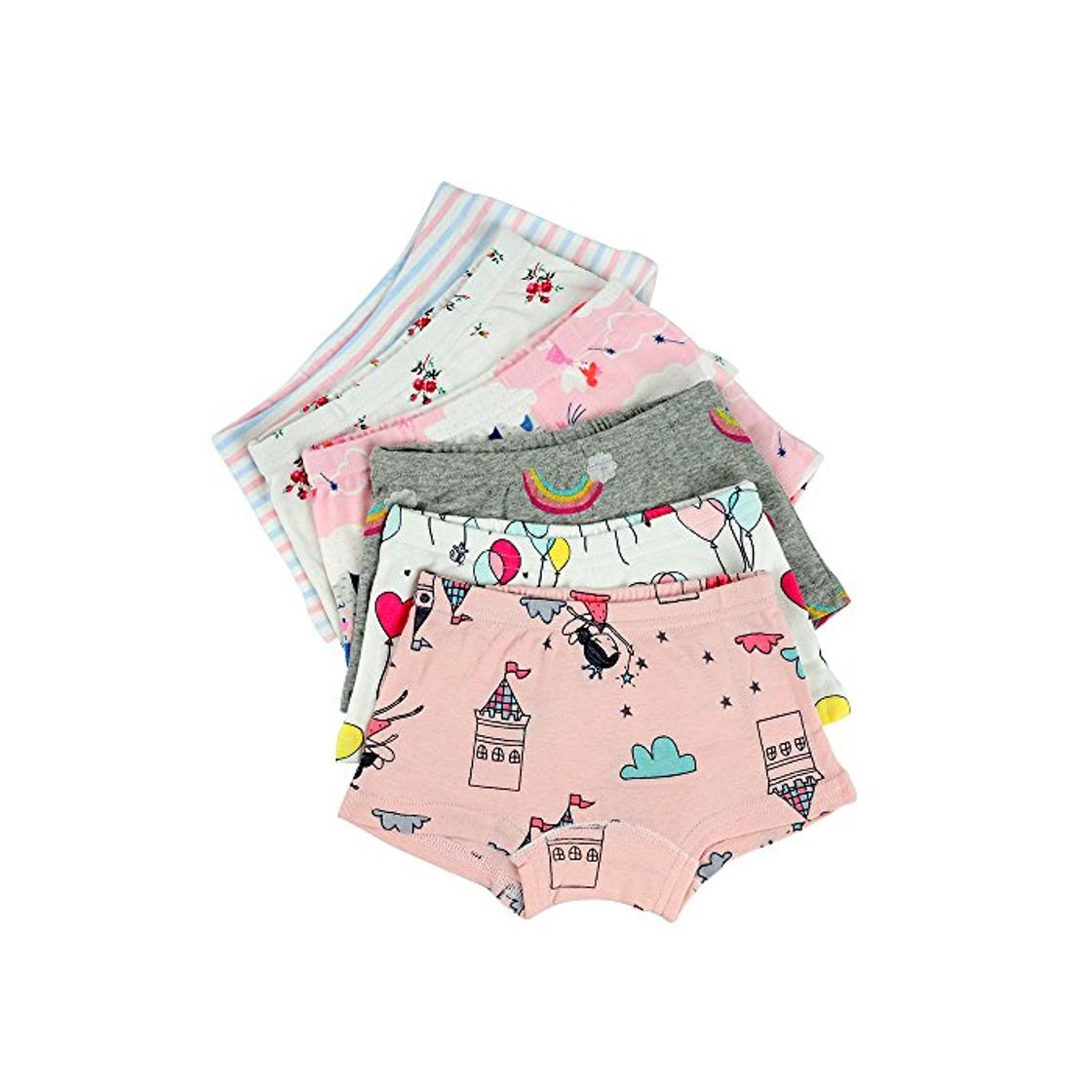 Social Kidear Ropa Interior para Bebé Kids Series de Niña Pequeña Bragas de