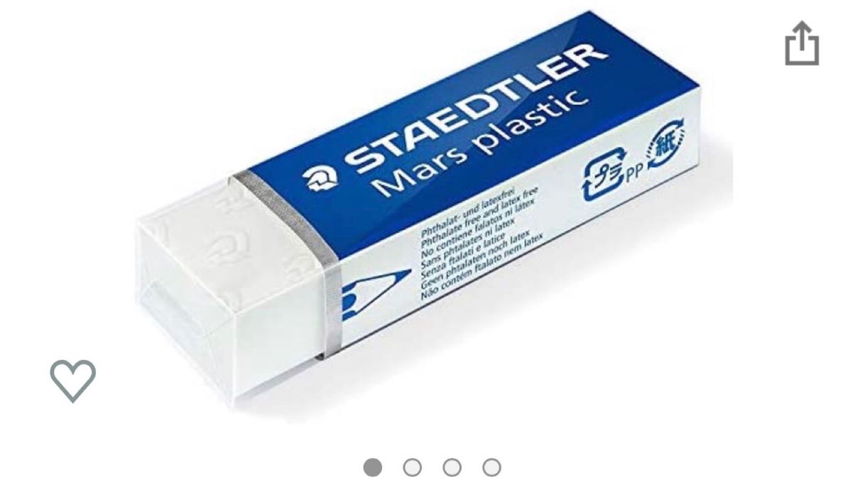 Fashion Goma de borrar Staedtler Mars plastic 