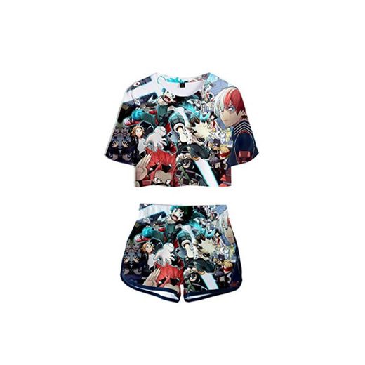 Memoryee Anime 3D Boku No Hero Academia imprimiendo Camisetas y Shorts Tops