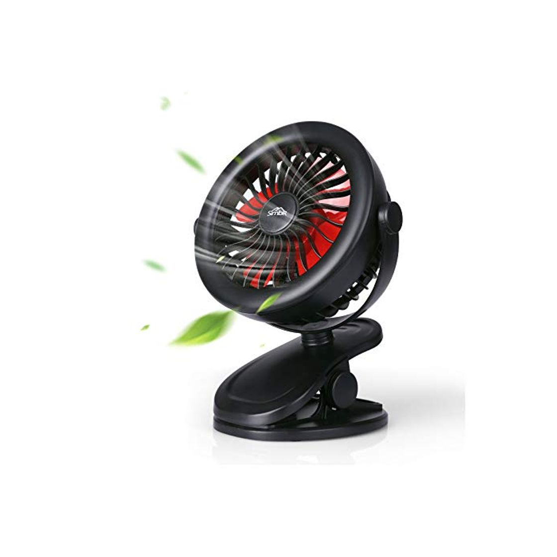 Producto SIMBR Ventilador USB de Mesa con Clip Ventilador Portátil con 3 Velocidades