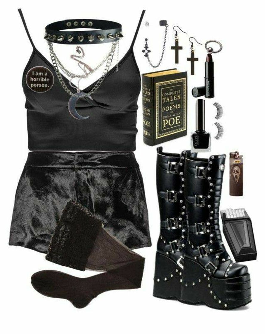 Moda goth outfit 