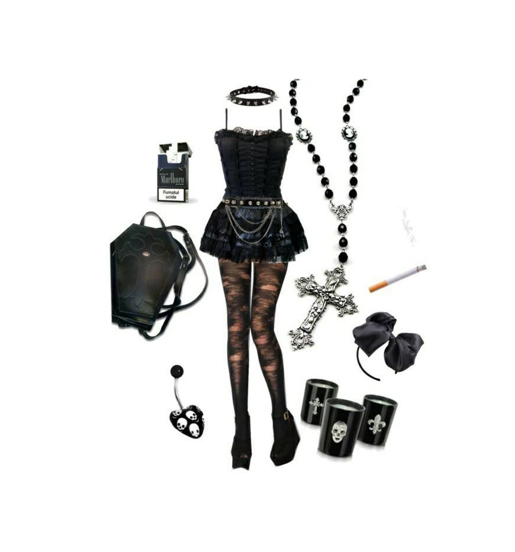 Moda goth outfit 