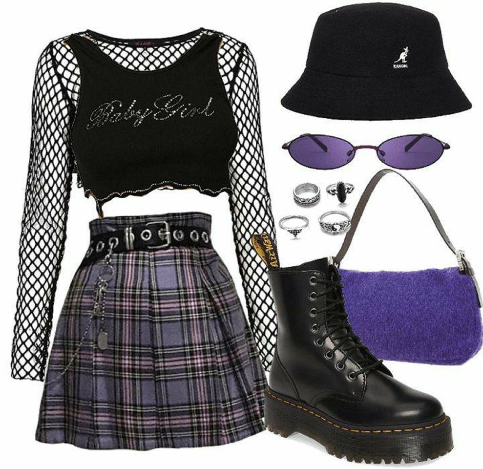 Fashion goth outfit 