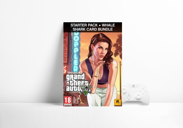 Videogame GTAV, Starter Pack and Whale Shark Card Bundle