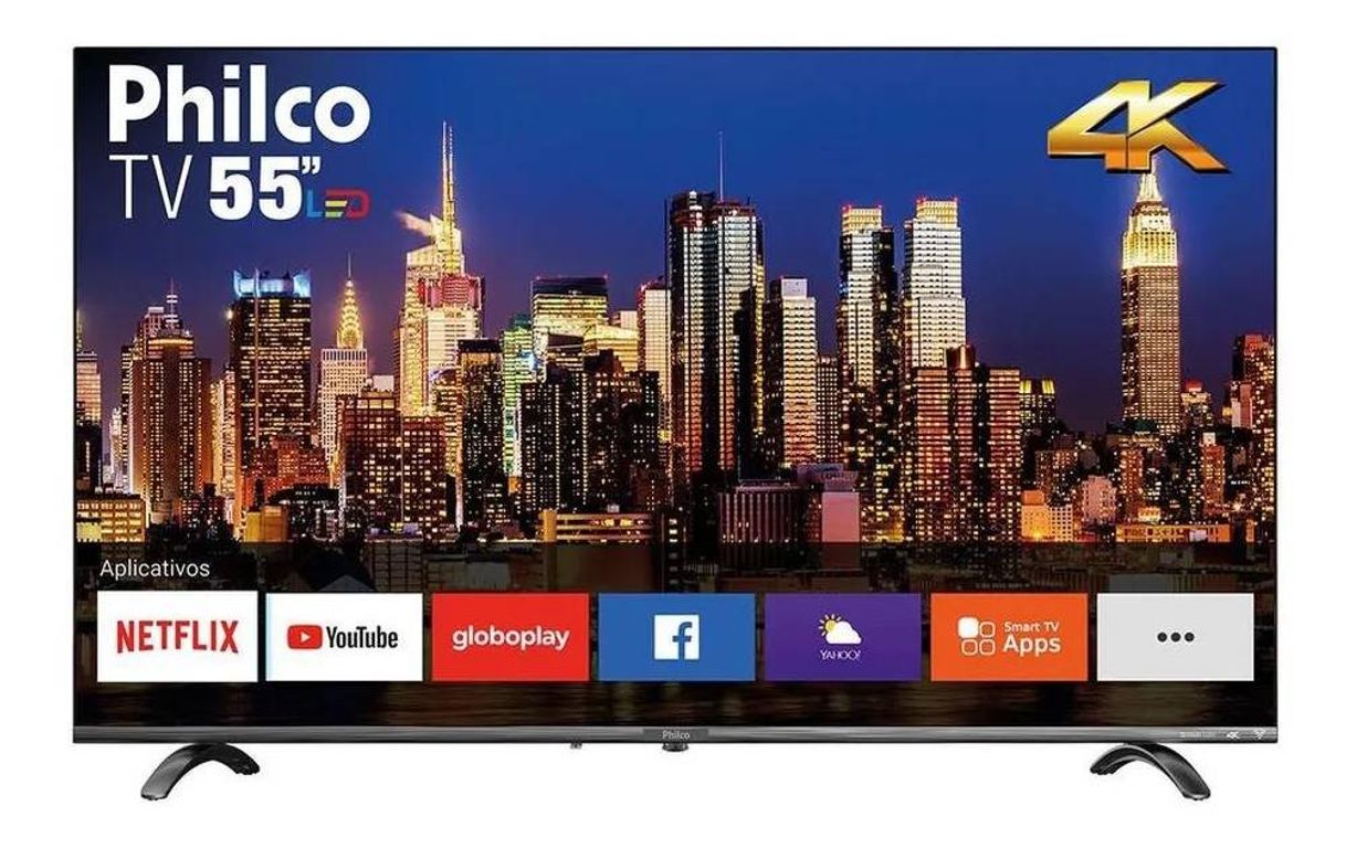 Smart TV Philco PTV55Q20SNBL DLED 4K 55"

