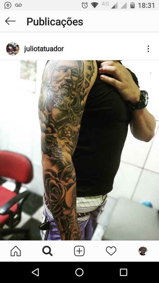 Social Tattoo masculina.