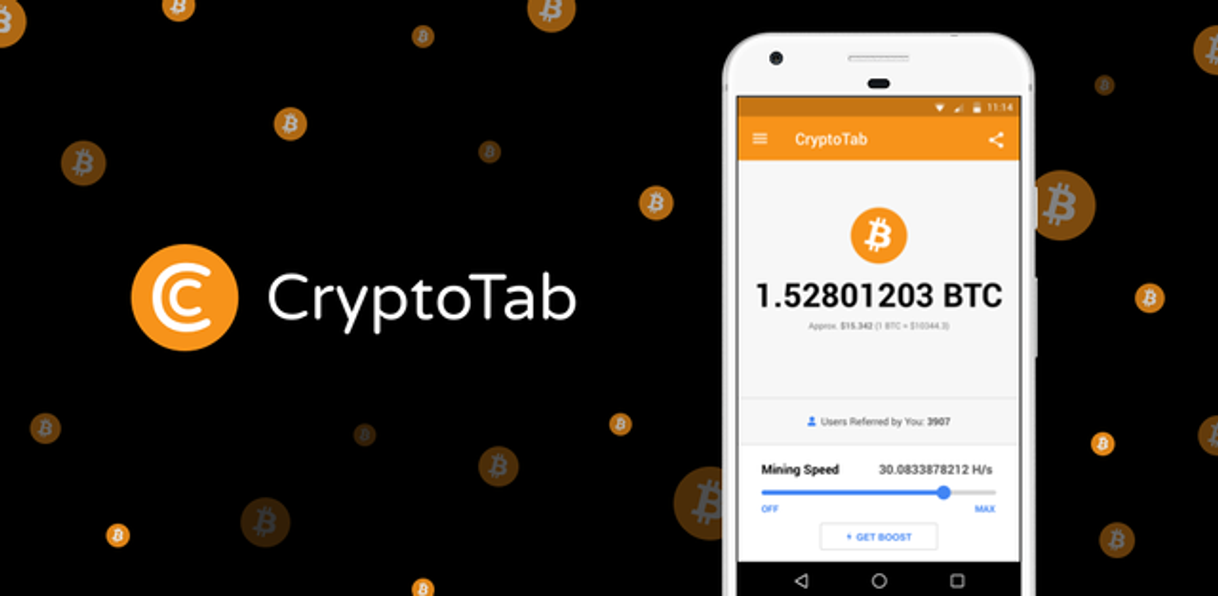 Fashion Cryptotab - minere bitcoin com seu smartphone 