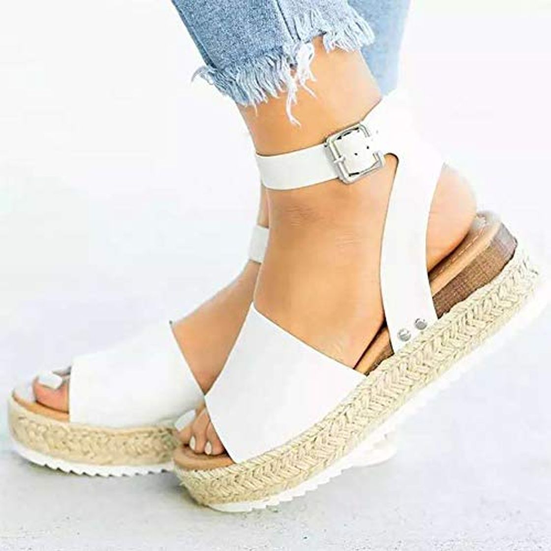 Moda H.JPT Sandalias Mujer Cuñas Zapatos Bombas Tacones Altos Sandalias Verano 2019 Flip