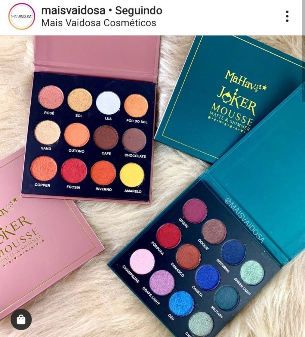 Moda Paleta de sombras Mahav ❣