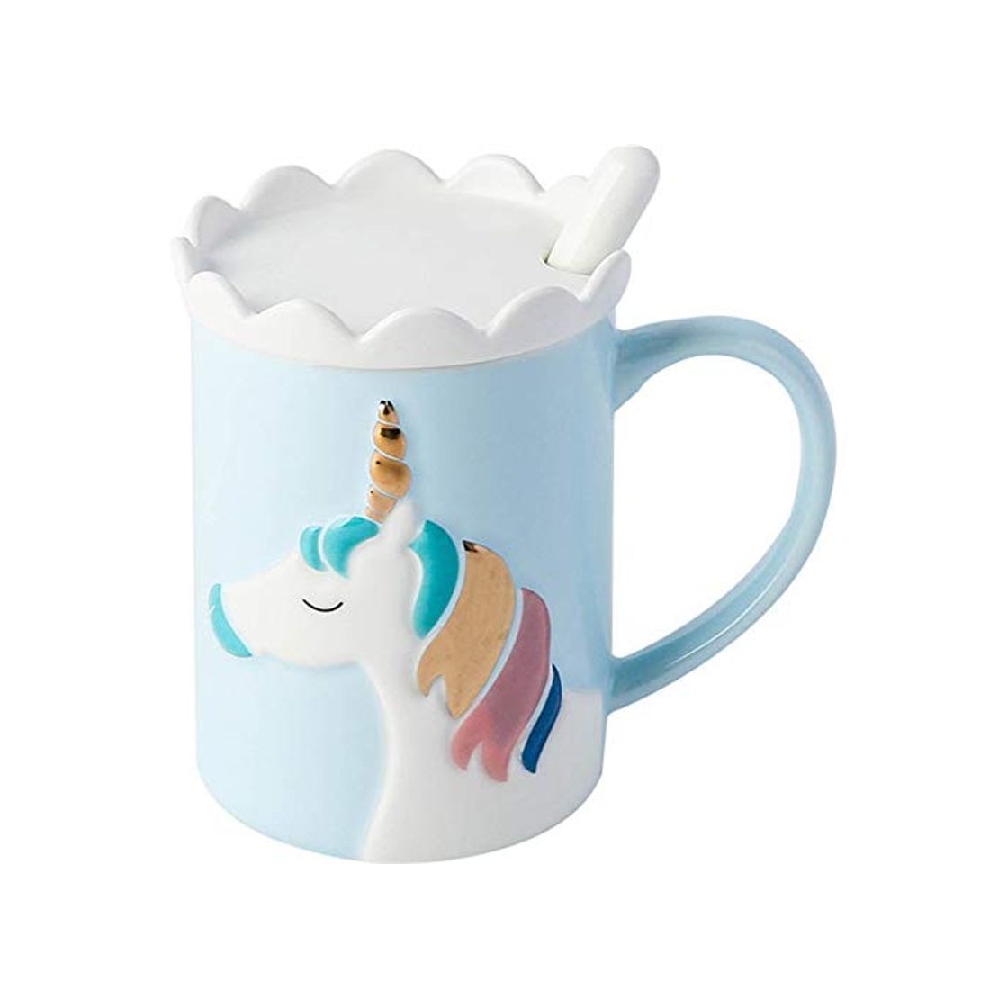 Producto YOUZHA Taza Taza de cerámica Creativa Unicor Taza de Leche de café