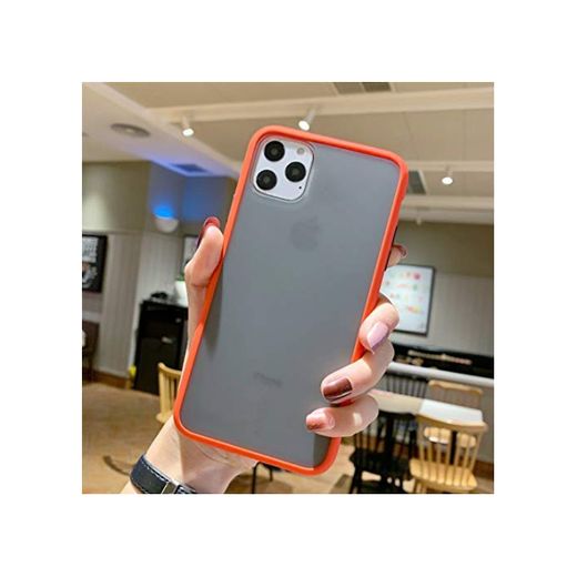 For iPhone Case Pro 11 a prueba de golpes Sólido Color del