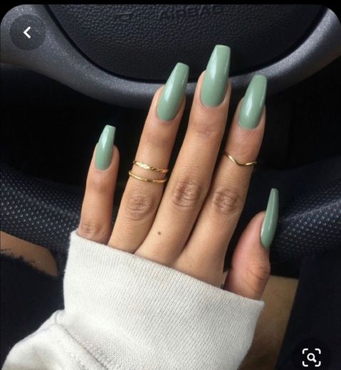 Mint Green Nails 