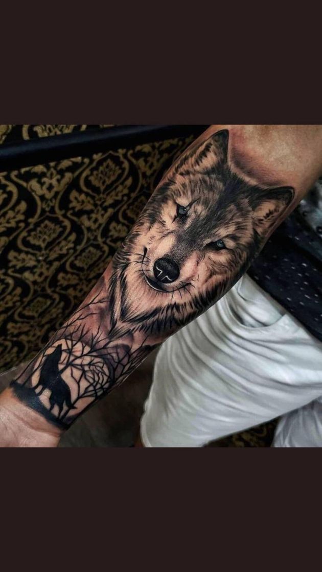 Fashion Tattoo lobo