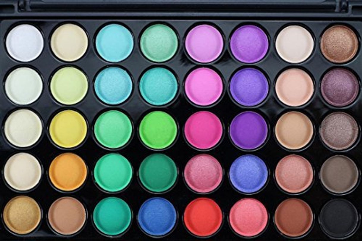 Belleza 40 Colores CosméTicos En Polvo Sombra De Ojos Paleta Maquillaje Conjunto Mate