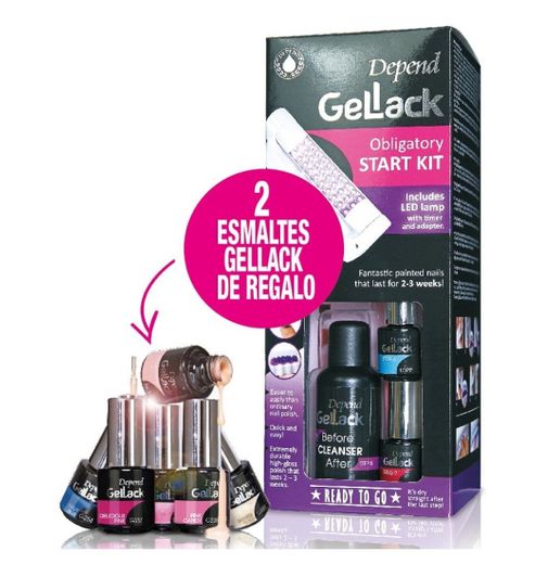 Kit básico esmalte permanente GelLack + 2 esmalte de regalo - Beter