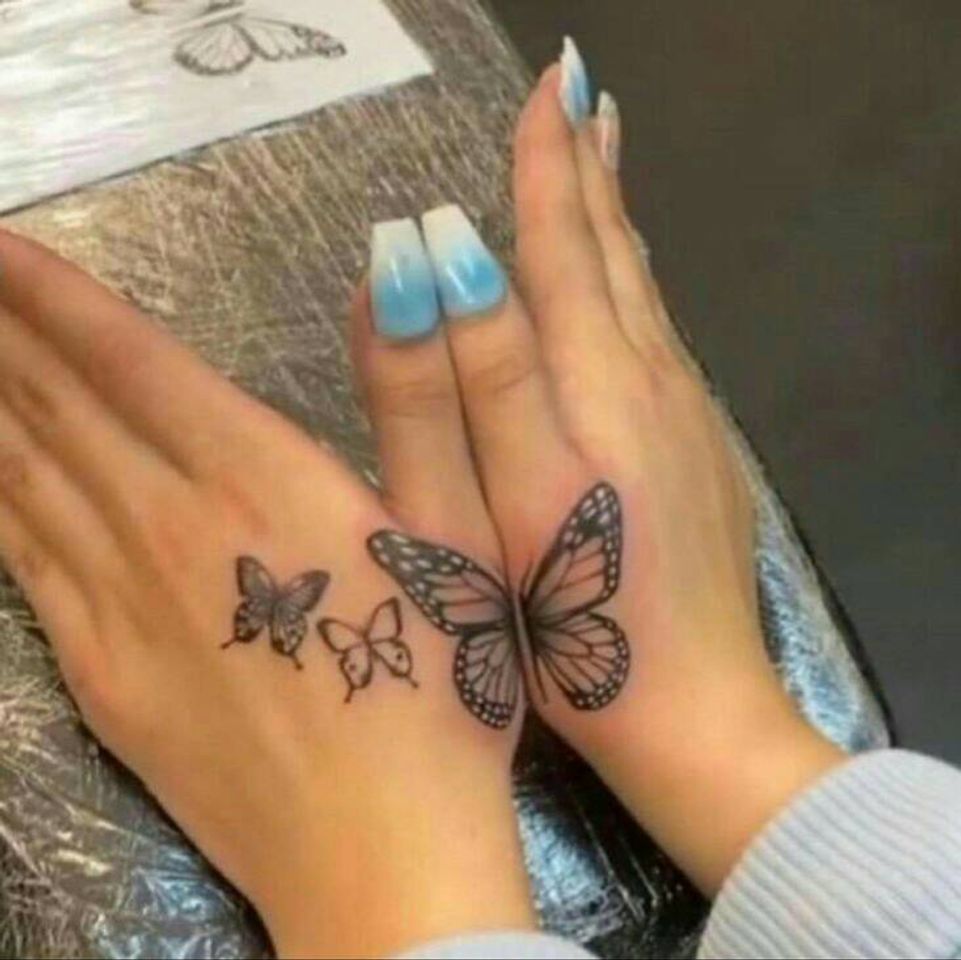 Fashion butterfly tatto