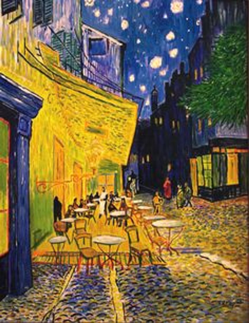 Moda Terraza de café por la noche - Wikipedia, la enciclopedia libre