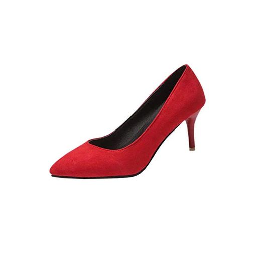 Daytwork Mujeres Tacones Zapatos Puntiagudos