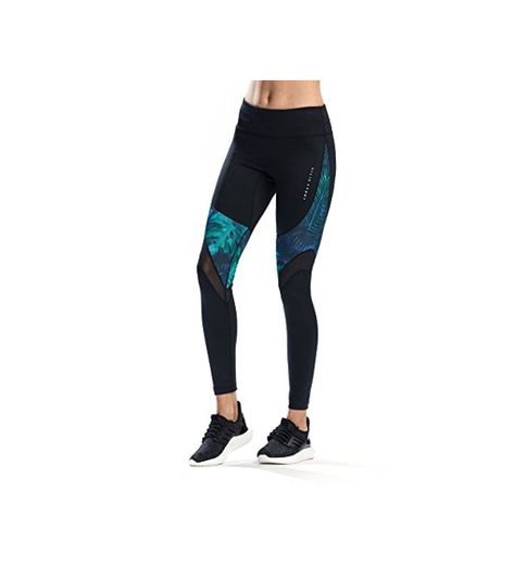 SILIK para mujer entrenamiento deportivo leggings deportivos pantalones largos de yoga gimnasio pantalones para correr medias Verde azure M