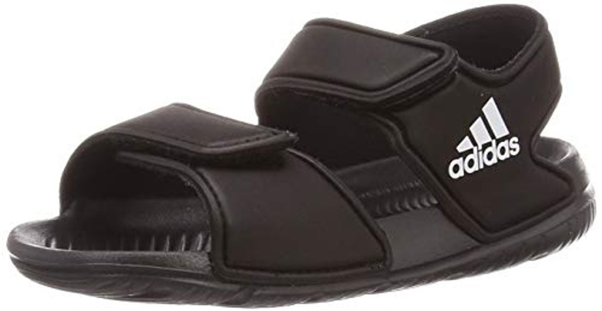 Social Adidas Altaswim Jr, Sandalia para Niños, Negro