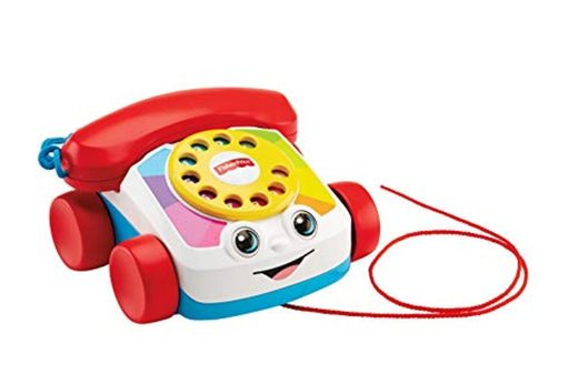 Fisher-Price Teléfono carita divertida, juguete educativo bebé +1 año