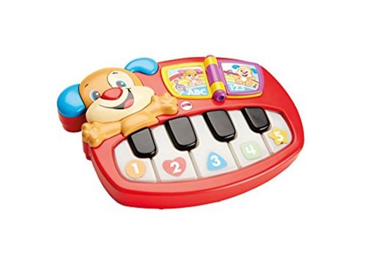 Fisher-Price Piano perrito para aprendizaje, juguete educativo bebé +6 meses