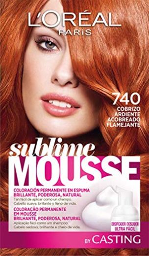 L'Oréal Paris Sublime Mousse Tinte en Espuma Coloración 740 Cobrizo Ardiente