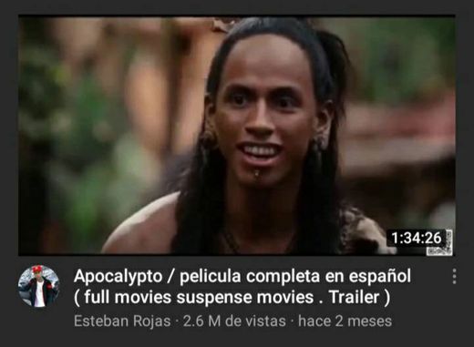 Apocalypto / pelicula completa en español ( full movies suspense ...
