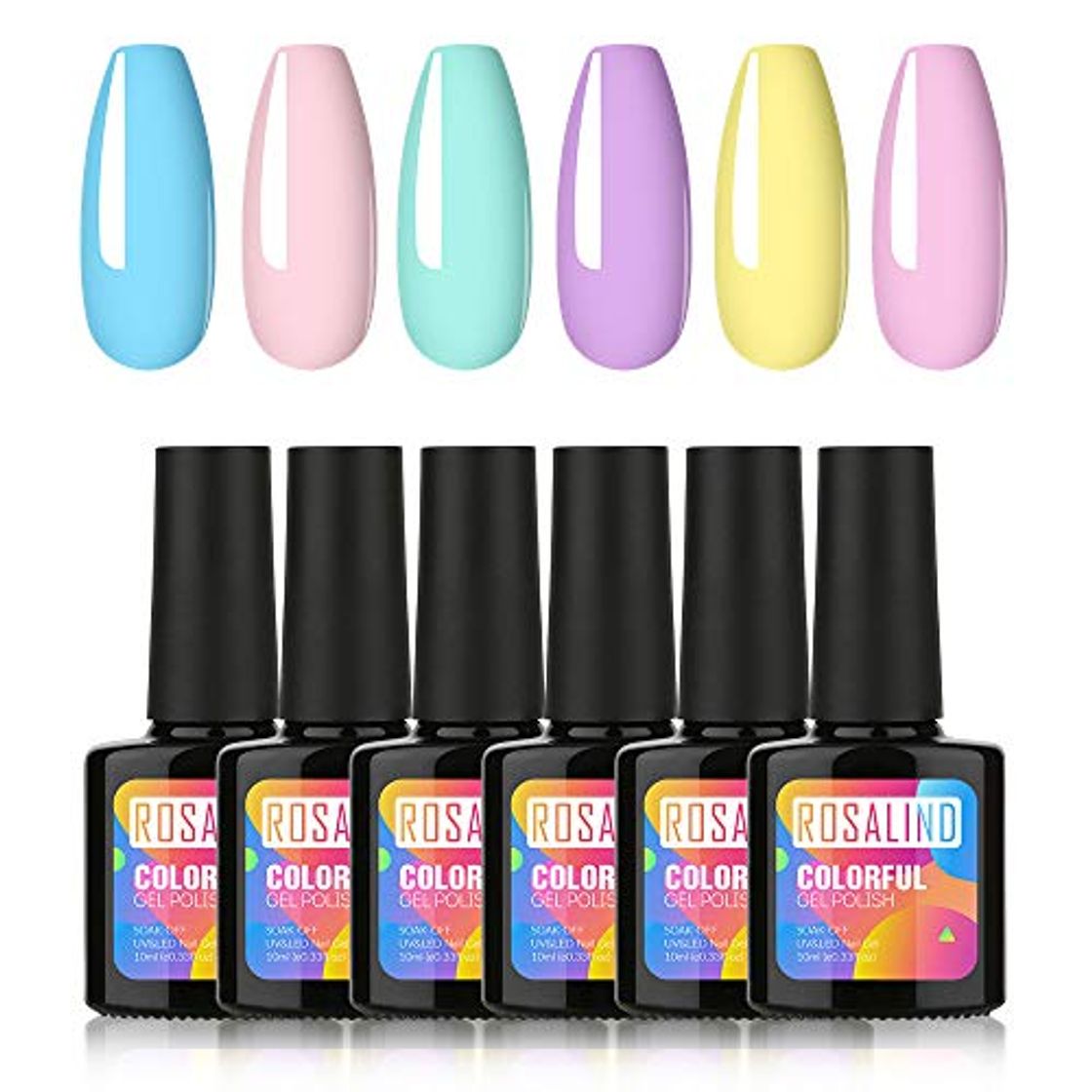 Producto ROSALIND Esmaltes Semipermanentes de Uñas en Gel UV LED