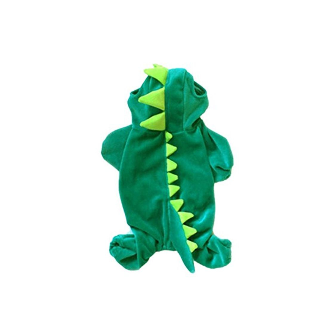 Fashion moresave mascota disfraz de Halloween de dinosaurio de perro perros verde abrigo ropa sudadera con capucha junpsuit