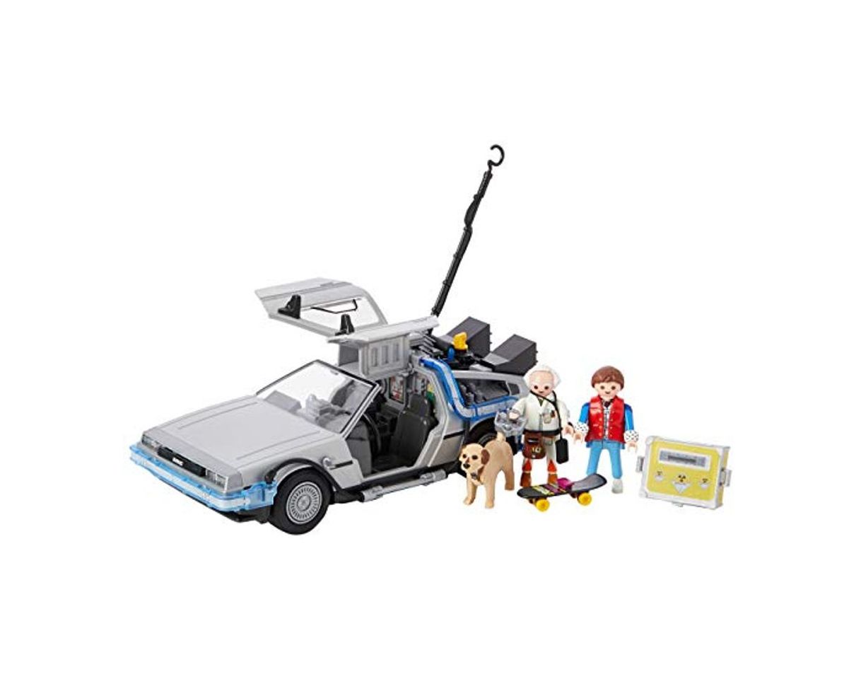 Social PLAYMOBIL- Back to The Future Delorean con Efectos de Luz, A Partir