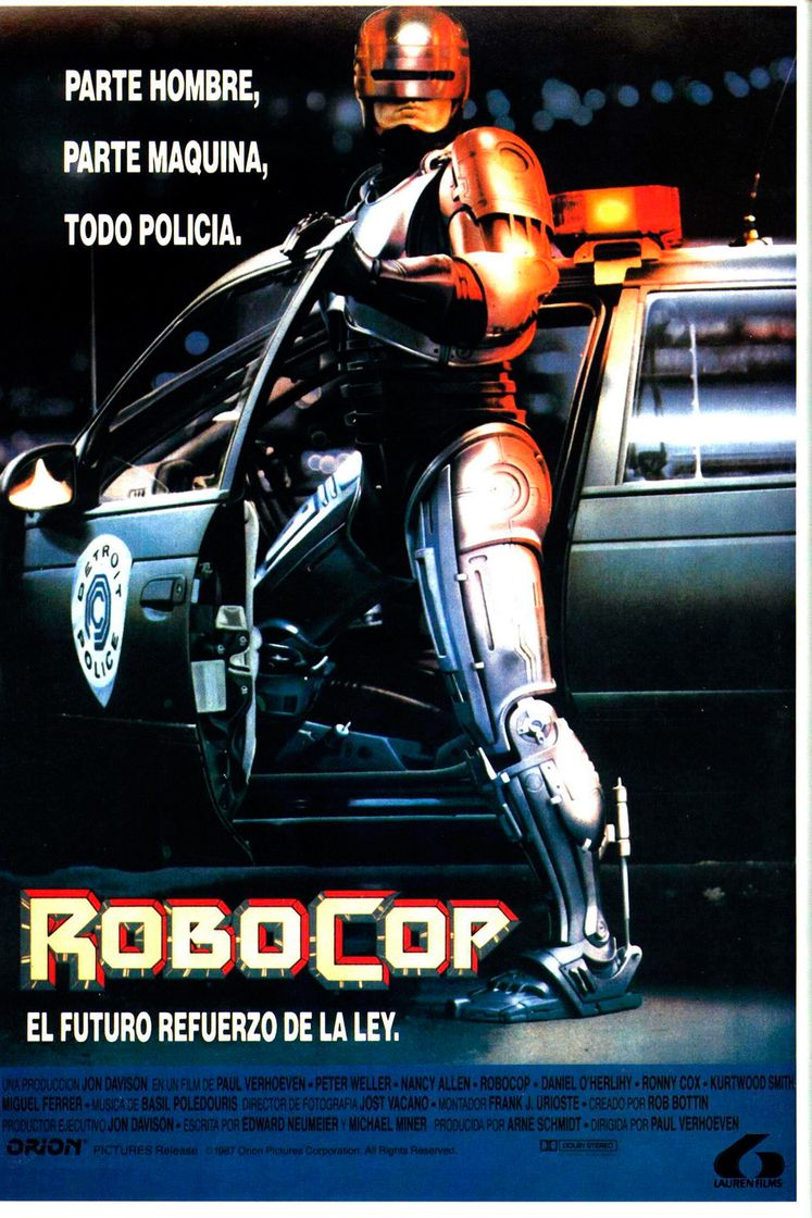 Moda Robocop película 1987