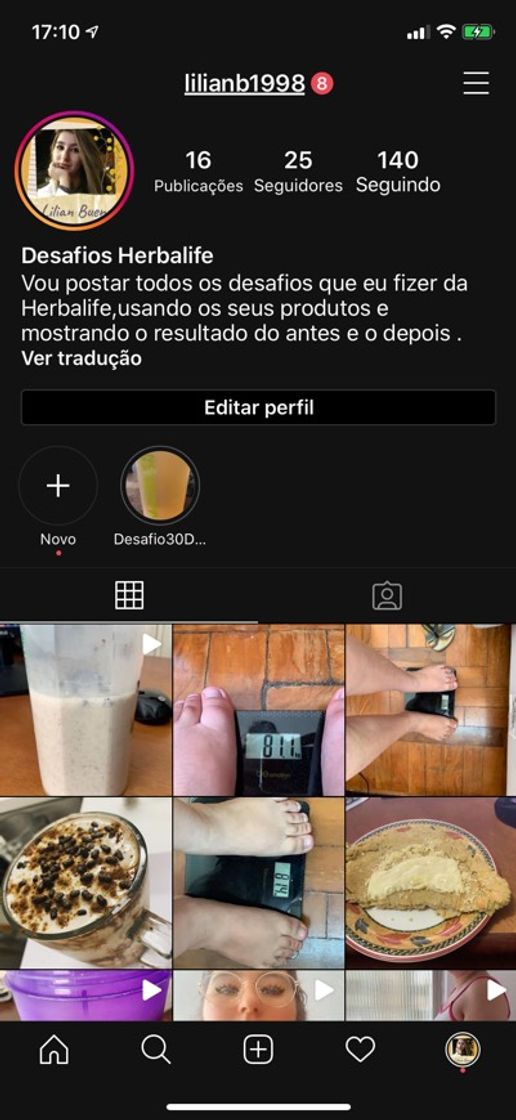 Fashion Um Insta para mostrar se os produtos da Herbalife funciona 