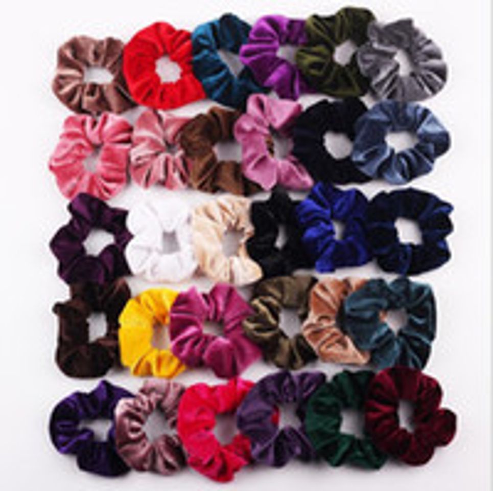 Belleza 40 Piezas Scrunchies de Satén para Cabello