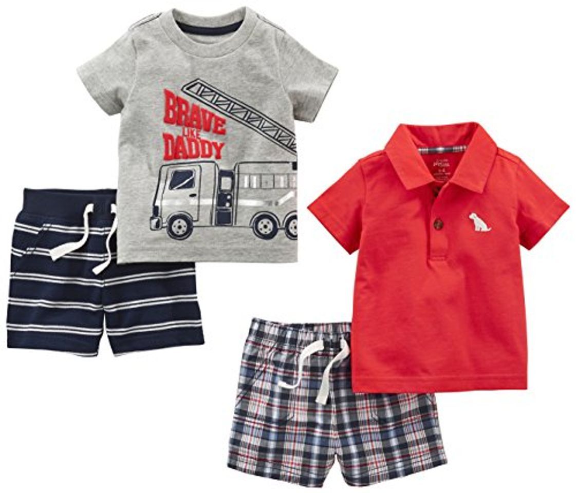 Social Simple Joys by Carter's - Juego de ropa de juego para niños