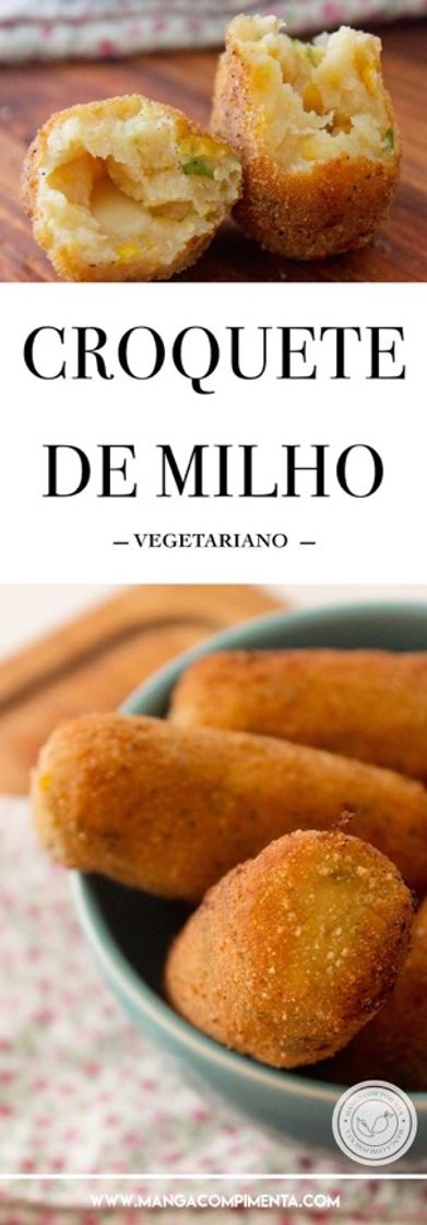 Moda Croquete de milho 