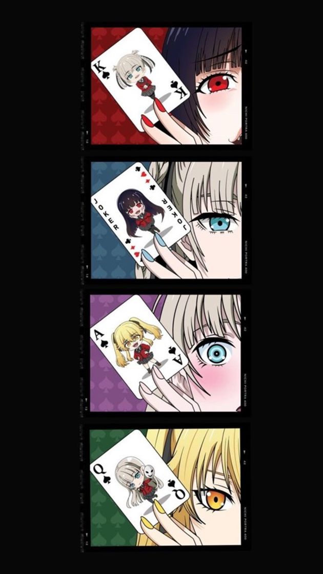 Wallpaper da Yumeko, Mary, Ririka e Kirari