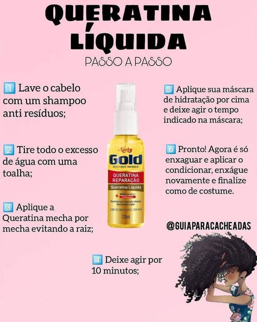 Fashion Benefícios da queratina liquida.