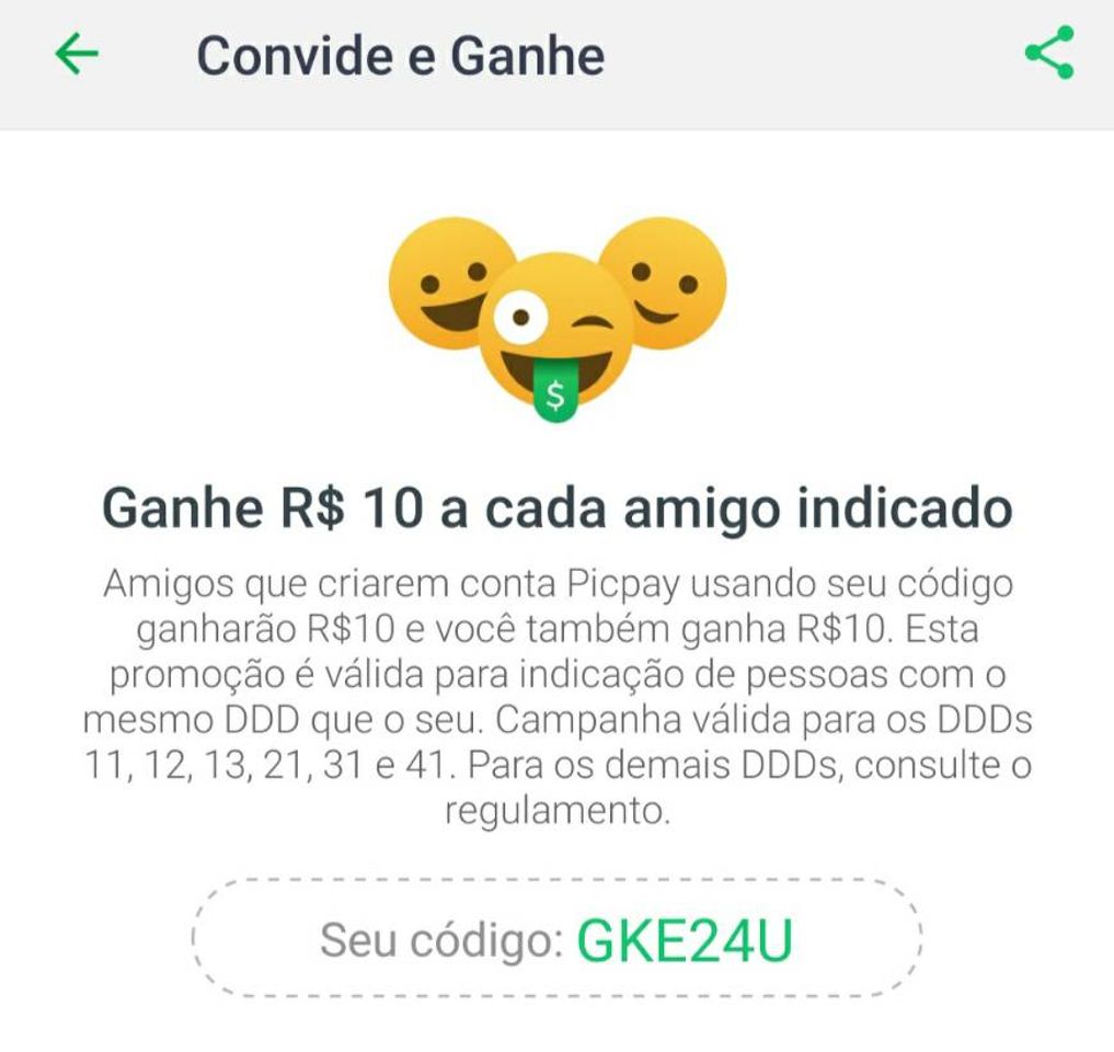 Social Ganhar dinheiro  no picpay