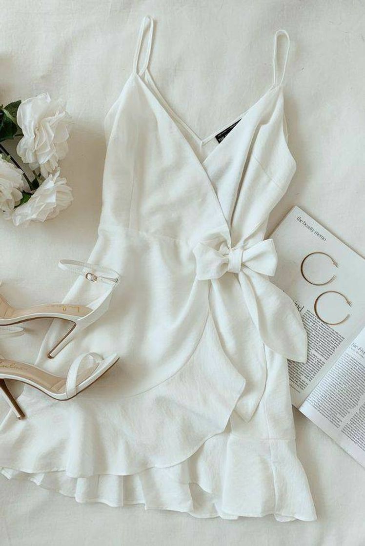 Moda Vestido branco curto